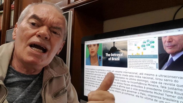 Até a Economist constata golpe no Brasil