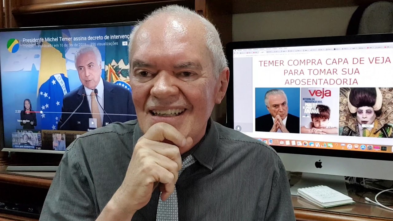 Intervenção no Rio: sai Huck, entra Temer