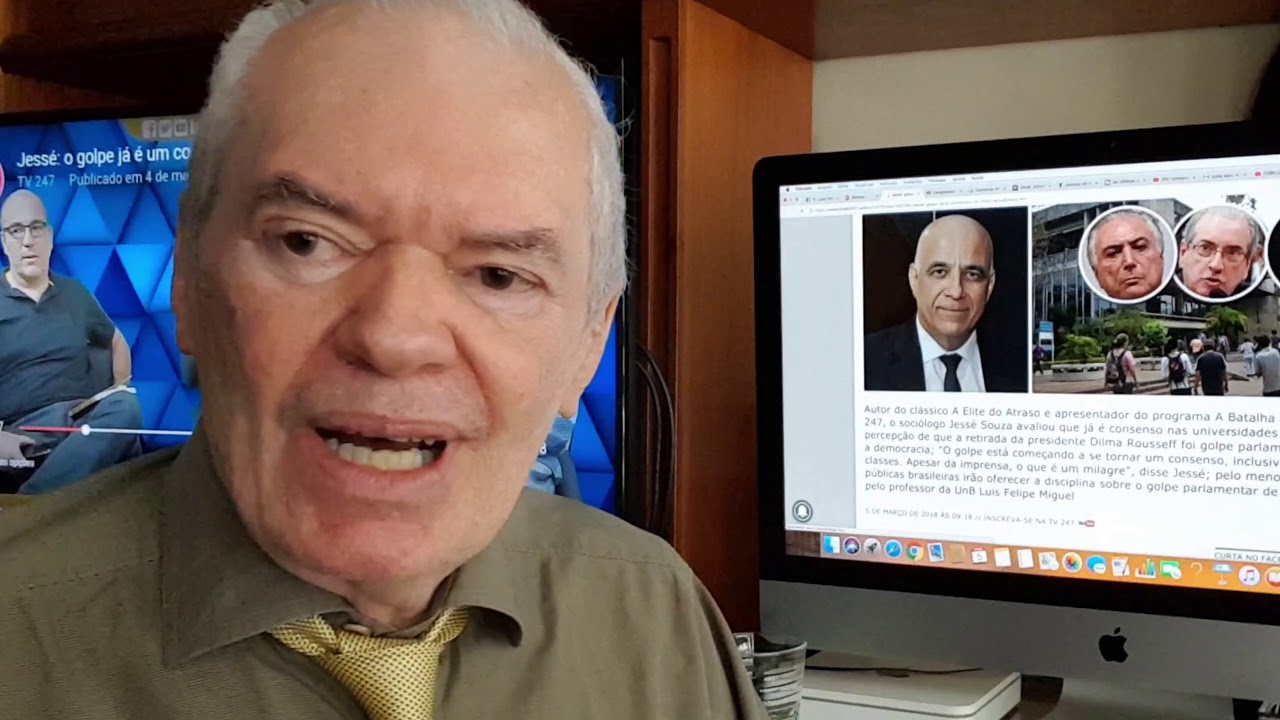 Golpe de 2016 jé é consenso acadêmico, diz Jessé