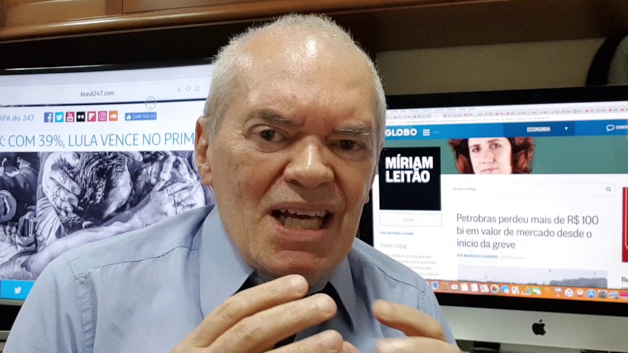 Caminhoneiros: catastrofismo à solta e Lula subindo a 39%