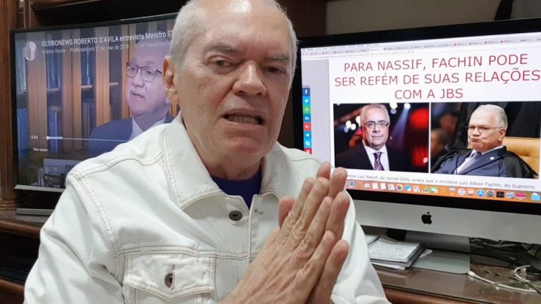 Ministro Edson Fachin sob intenso tiroteio