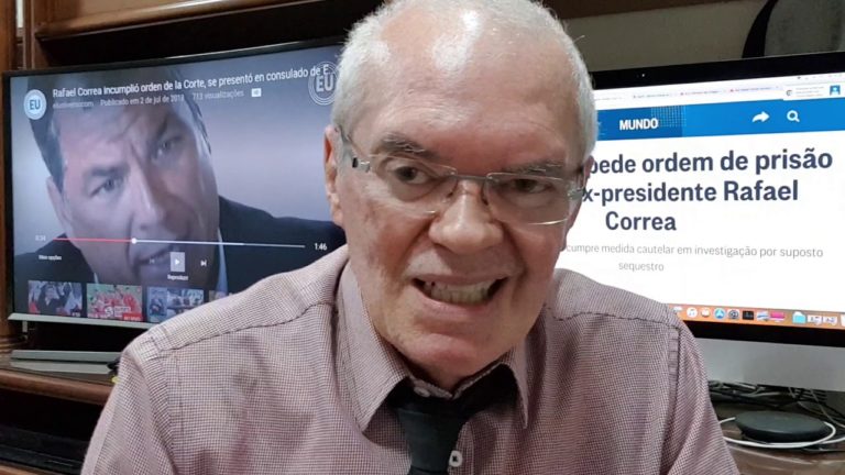 Mídia em cima de Toffily enquanto mandam prender Correa no Equador