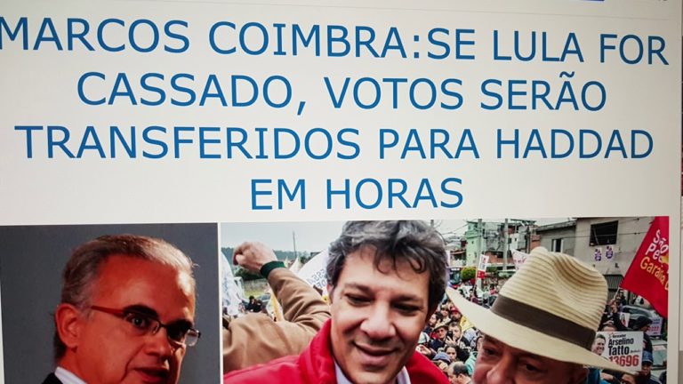 Olha aí o perigo Lula: Haddad, o poste, ganhando no Nordeste