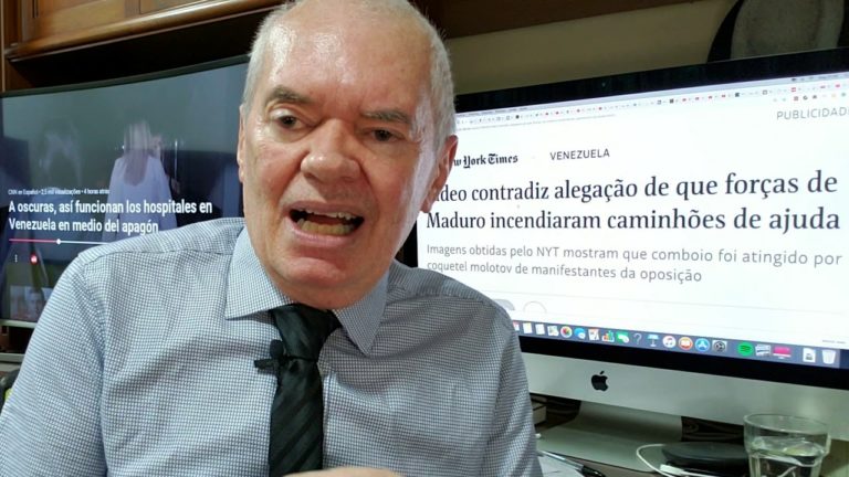 No Brasil, fofocas de Bolsonaro. Na Venezuela, guerra civil.